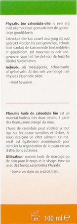 PHYSALIS CALENDULA PLANT OLIE 100 ML 7