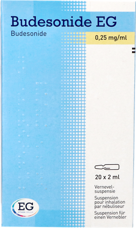 Budesonide EG 0,25Mg/Ml Vernevelsusp Amp 20X2Ml 2
