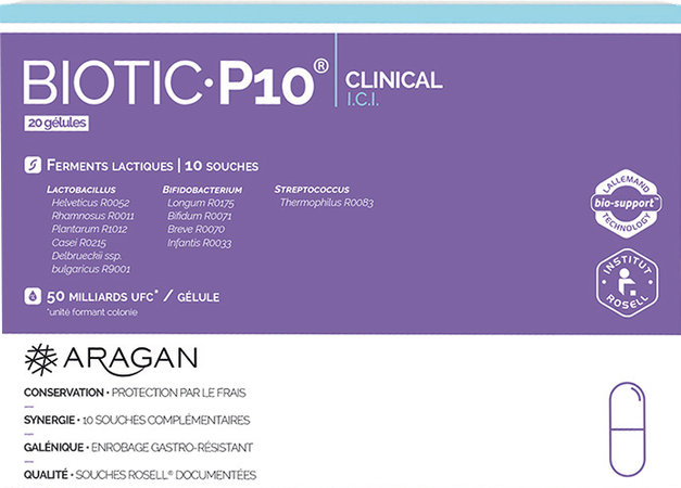 Aragan Biotic P10 Clinical Caps 20 1
