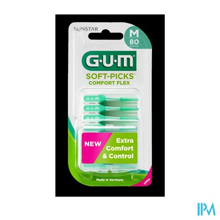 Gum Softpicks Comfort Flex Medium 80