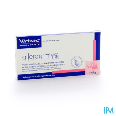 Allerderm Spot-on Pipet 6x4ml