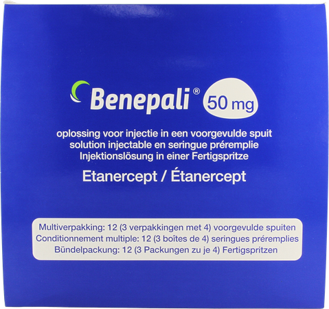 Benepali 50mg Opl Inj Voorgevulde Spuit 12 1