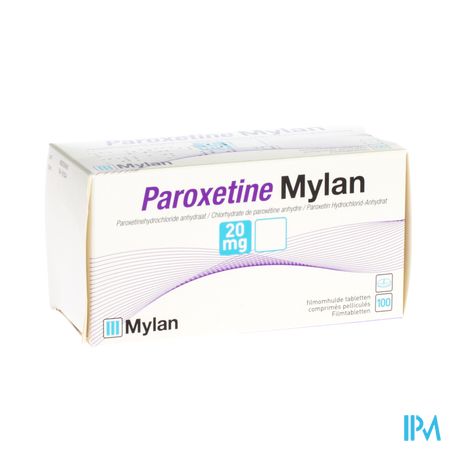 Paroxetine Viatris 20mg Tabl 100 Blister 1