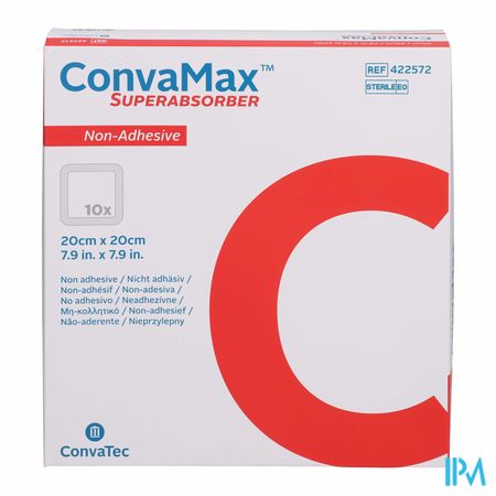 Convamax Superabsorber N/klevend 20cmx20cm 10 2