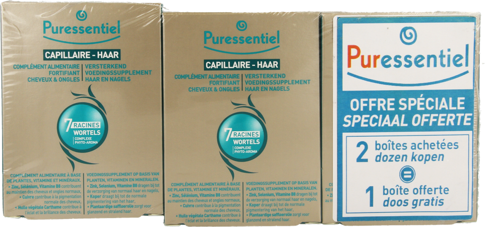 Puressentiel Capillaire Fortif.chev Trio Caps 3x30 1