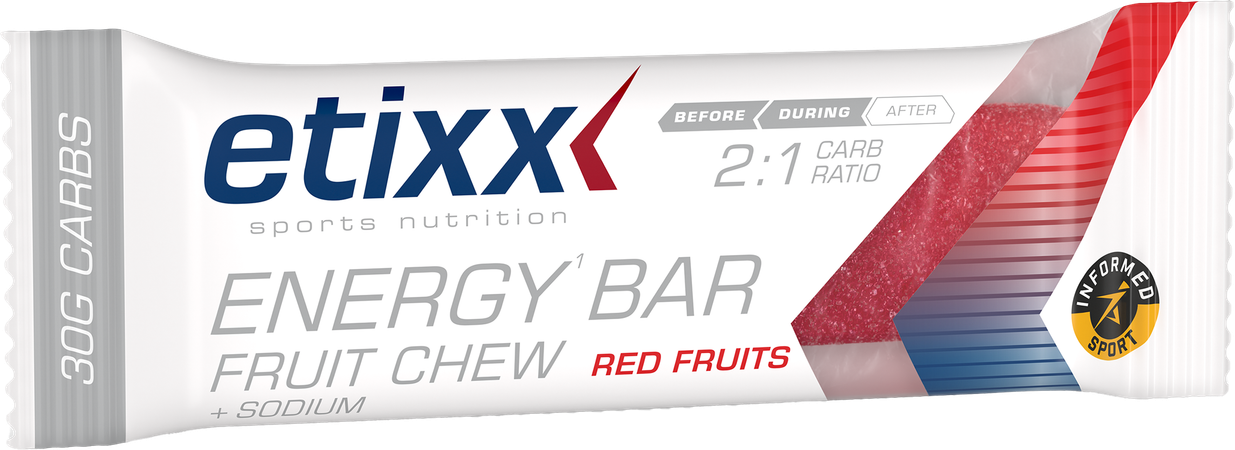 Etixx Energy Bar Fruit Red Fruits 38g