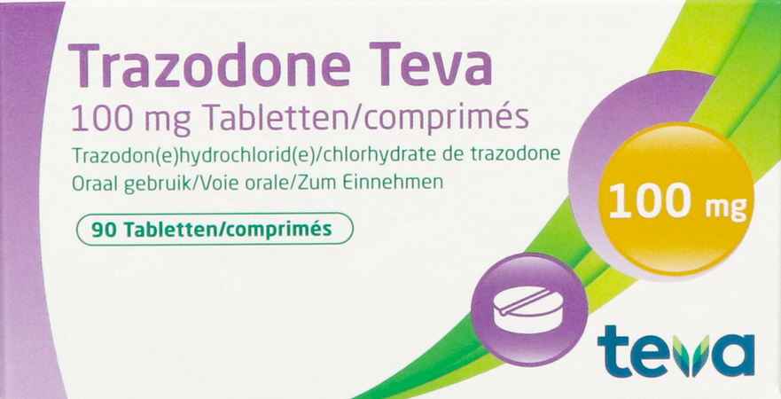 Trazodone Teva Tabl 90 X 100mg 3