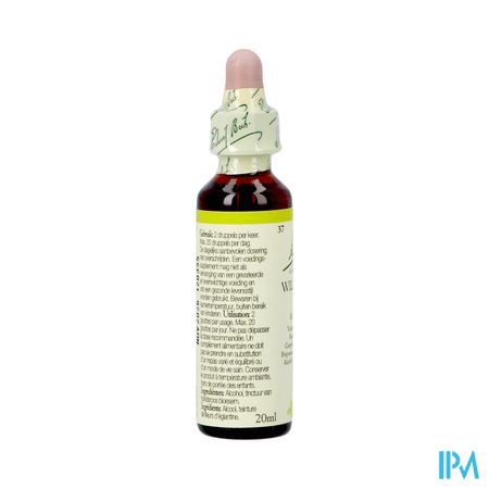 Bach Flower Remedie 37 Wild Rose 20ml 1