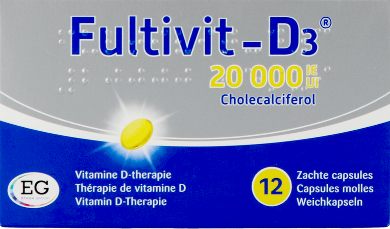 Fultivit-D3 20000Ie Caps Zacht 12 1
