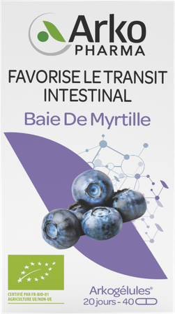 Arkogelules Myrtille Baie Bio Caps 40 Nf 1