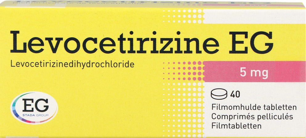 Levocetirizine EG 5 Mg Filmomh Tabl 40 1