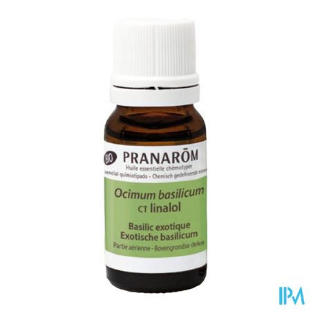 Basilicum Linalol Bio Ess Olie 10ml Pranarom 1