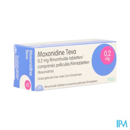 Moxonidine Teva Comp 56 X 0,2mg