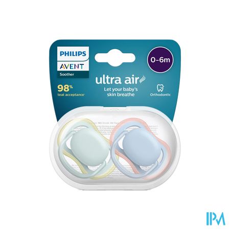 Philips Avent Fopspeen 0m+ Ultra Air Mix 2