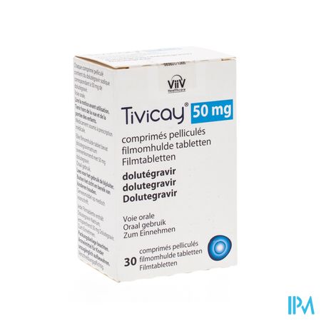 Tivicay 50mg Comp Pell 30 1