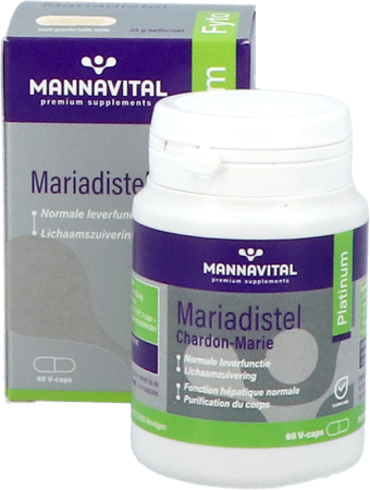 Mannavital Mariadistel Platinum V-caps 60 8