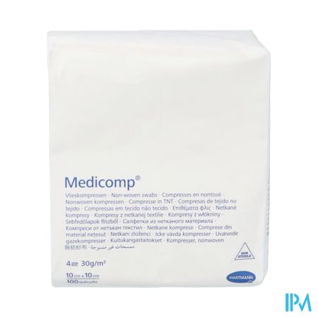 Medicomp 10x10cm 4l. Nst. 100 P/s