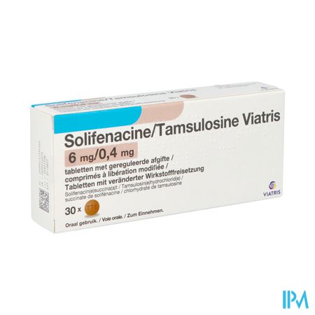 Solifenacine/tamsulosine Viatris 6/0,4 Tabl 30 Ud