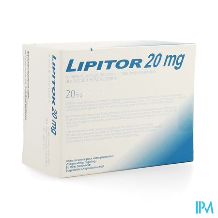 Lipitor 20 Pi Pharma Comp 84 X 20mg Pip