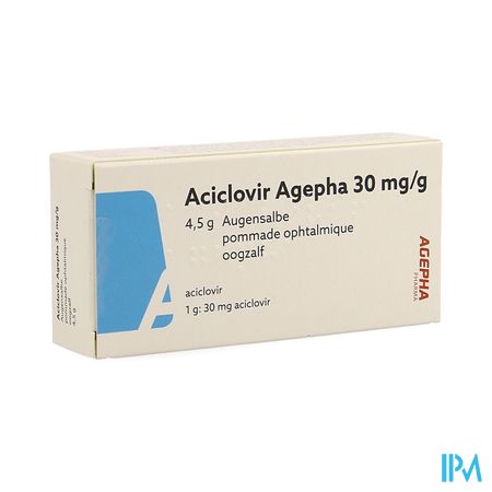 Aciclovir Agepha 30mg/g Oogzalf Tube 4,5g