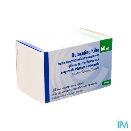 Duloxetine Krka 60mg Maagsapresist.caps 100 X 60mg