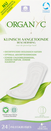 Organyc Inlegkruisjes Katoen Bio 24 2