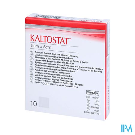 Kaltostat Pans 5,0x 5,0cm Ster 10p