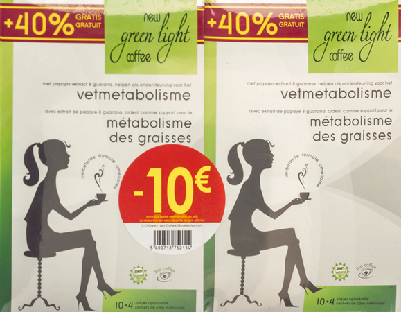 Green Light Coffee Zakjes 14 40% Gratis