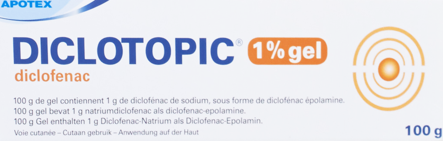 Diclotopic 1% Gel Tube 100 Gr 4