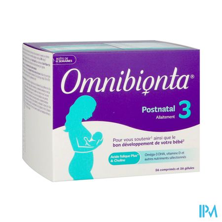 Omnibionta Postnatal 3 Allait.8 Sem Comp 56+gel 56