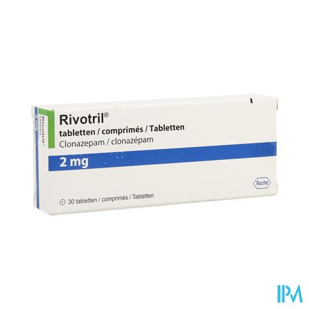 Rivotril 2,0mg Impexeco Comp 30 X 2,0mg Pip