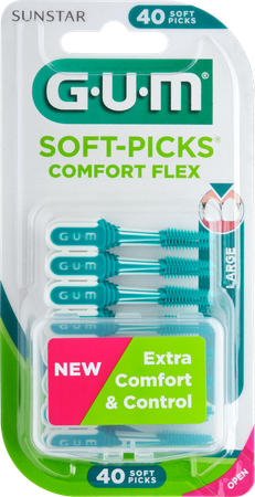Gum Softpicks Comfort Flex Large 40 2
