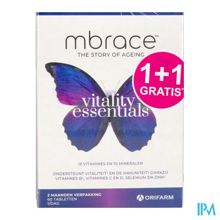Mbrace Vitality Essentials Comp 60x2 1+1 Gratuit 1