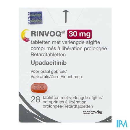 Rinvoq 30mg Verlengde Afgifte Tabl 28 1
