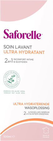 Saforelle ULTRA HYDRATERENDE WASVERZORGING 500ml 1