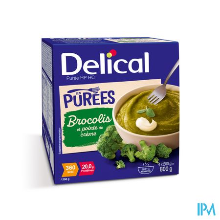 Delical Puree Broccoli Hphc 4x200g