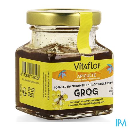 Vitaflor Grog Traditionele Formule Honing Pot 100g