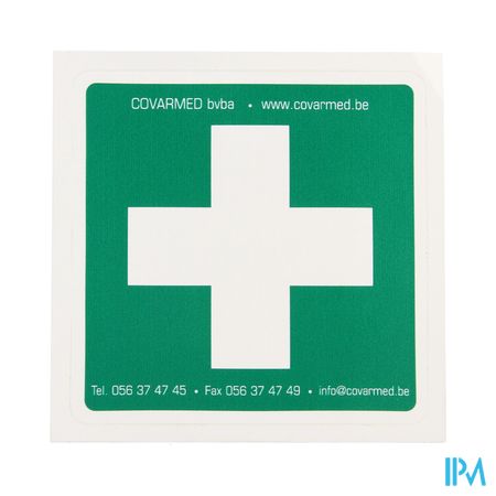 Autocollant Premier Secours 10x10cm