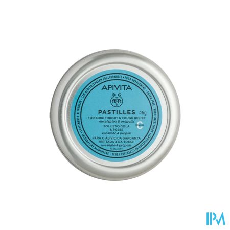 Apivita Pastilles Keelpijn&hoest Eucal.propol. 45g