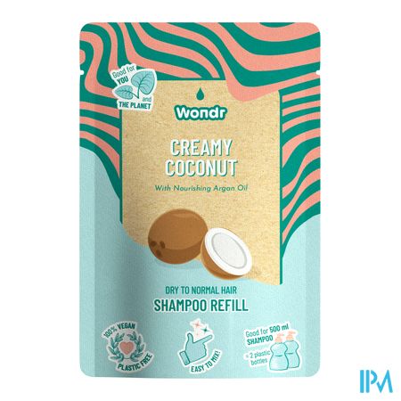 Wondr Shampooing Creamy Coconut Recharge 40g 1