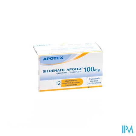 Sildenafil 100mg Ab Comp Croquer 12x100mg