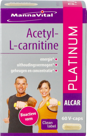 Mannavital Acetyl l-carnitine Platinum V-caps 60 2