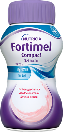 Fortimel Compact 2.4kcal Aardbei 4x125ml 6