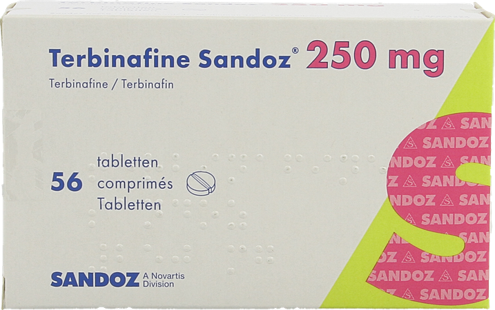 Terbinafine Sandoz Comp 56 X 250mg 3