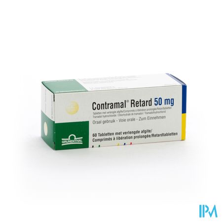 Contramal Retard 50mg Comp 60