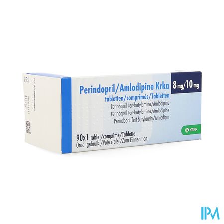 Perindopril Amlodipine Krka 8mg/10mg Comp 90