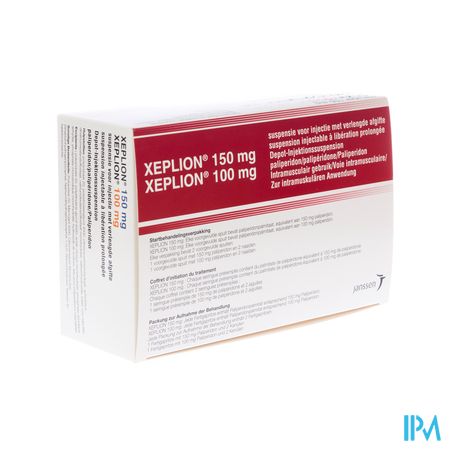 Xeplion 150mg+100mg Susp Inj Ver Afg 2 Voorsp+4naa 2