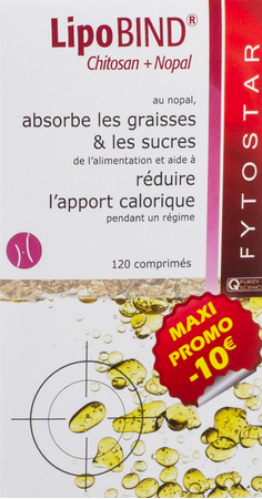 Fytostar Lipobind Chitosan Nopal Comp 120 3