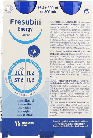 Fresubin Energy Drink 200ml Neutre/neutraal 3