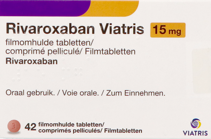 Rivaroxaban Viatris 15mg Filmomh Tabl 42 1